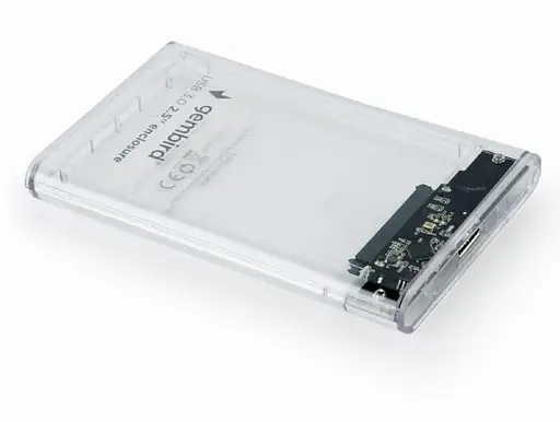 Внешний карман Gembird 2.5", USB 3.0, прозрачный (EE2-U3S9-6) - фото 2