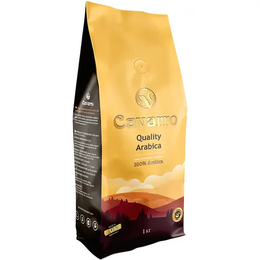 Кофе в зернах Cavarro Quality Arabica 1 кг - фото 1