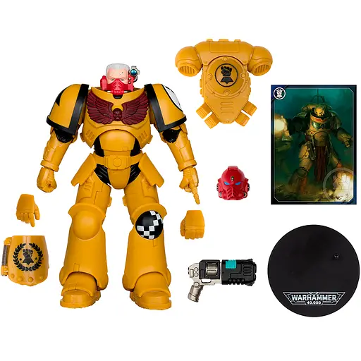Фігурка Warhammer 40K Intercessor Sergeant - Imperial Fist - Gold Label 7in (Вархамер 40К) - фото 2
