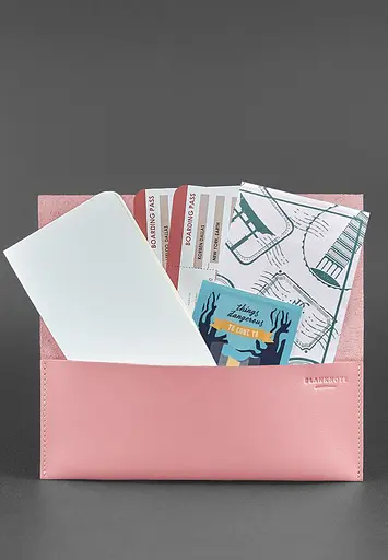 Кожаный женский тревел-кейс Voyager 1.0 Розовый - фото 3