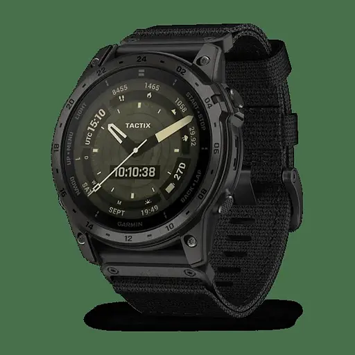 Смарт-часы Garmin Tactix 7 AMOLED Edition с адаптивным цветным экраном черного цвета с нейлоновым ремешком - фото 2
