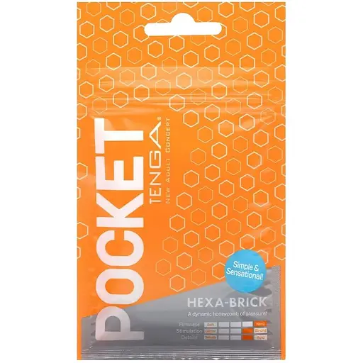 Мастурбатор Tenga Pocket Hexa-Brick