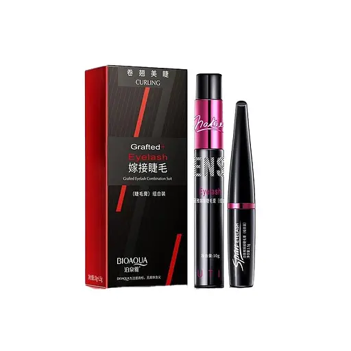 Туш для вій з шовковим волокном Bioaqua Grafted Eyelash Combination Suit 2 в 1 10 г+1.5 г