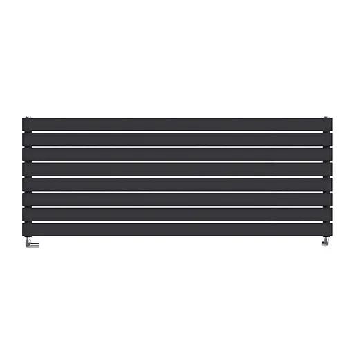 Радіатор дизайнерський Ideale Vittoria H 12 8/544/1400 чорний, Чорний - фото 1