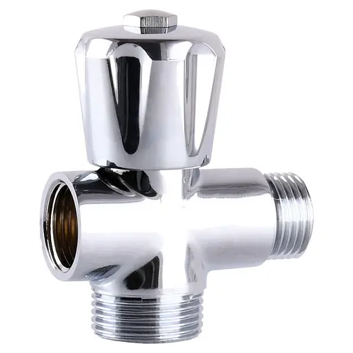 Кран вентильний для пральної машини Solomon 1/2″х3/4″х1/2″ А7260 000000710 - фото 2