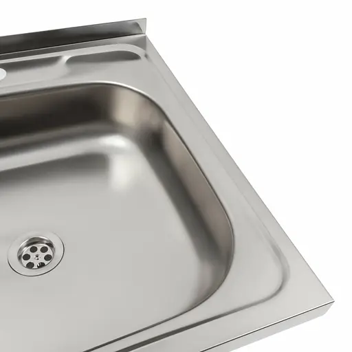 Кухонная мойка из нержавеющей стали Platinum 5050 (0,4/120 мм), Нержавеющая сталь - фото 3