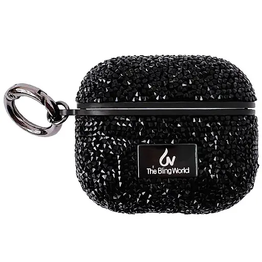 TPU чохол Bling World Rock Diamond для навушників AirPods Pro / Airpods Pro 2 Чорний