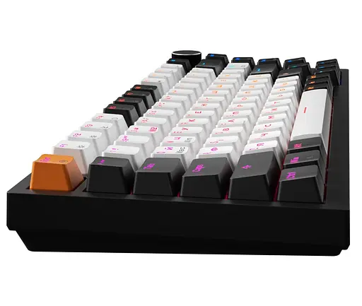 Клавиатура игровая механическая GamePro MK-160-B MAX USB Hot-Swap Outemu Magnetic Switch Black-White - фото 3