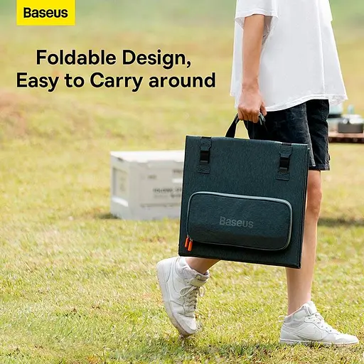 Портативна солнечна панель Baseus Energy Stack Solar Panel | 100W, 18V, 5.5A, IP66 | - фото 2