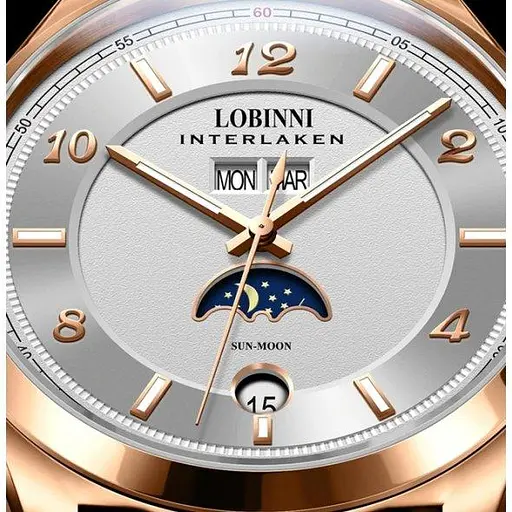 Чоловічий наручний годинник Lobinni Premium - фото 6