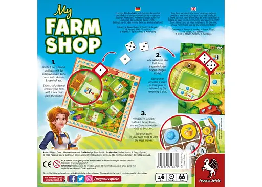Настільна гра Pegasus Spiele Моя фермерська крамниця (My Farm Shop) (англ.) (PS094) - фото 3