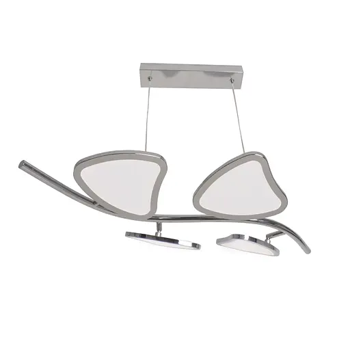 Люстра светодиодая подвесная лепестки белая Sirius 2901-4P (64W) - фото 4