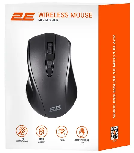 Беспроводная мышь 2E MF213 Wireless Black (2E-MF213WB) - фото 5