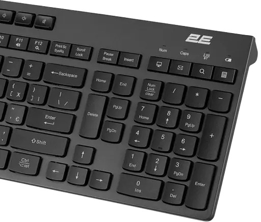 Клавіатура бездротова 2E KS280 Black/Gray (2E-KS280WBGR_UA) - фото 2