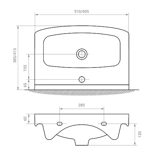 Тумба підлогова RJ Fortuna-B з умивальником Cersania Білий - фото 3