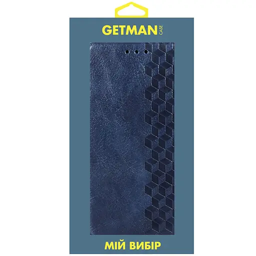 Чехол-книжка Getman кожаный Cubic PU для Samsung Galaxy A06 Синий - фото 6