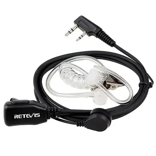 Ведущая гарнитура с кнопкой PPМ Retevis EAK001 для раций Retevis, Kenwood, Baofeng и других
