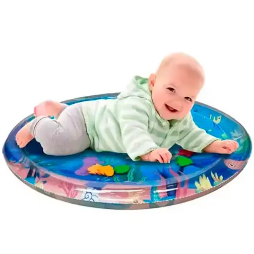 Водний килимок з  рибками м'якими бортиками 92,5 см в коробці - фото 1