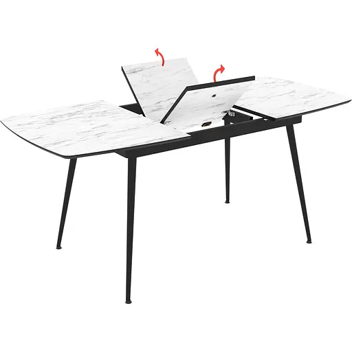 Стіл Avanti YENSE Marmo Mat 145-185x80 см - фото 2