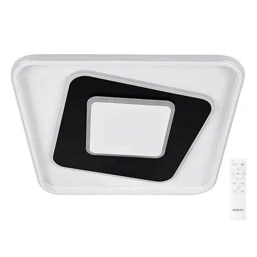 Світлодіодний накладний світильник Ardero AL6102ARD CLAUDE S 72Вт чорний білий - фото 1