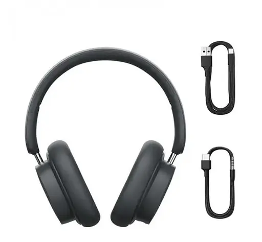 Бездротові навушники Baseus Bowie D05 Wireless Headphones, BT5.3, AUX, 600mAh, 70h, Black A00024601113-00 - фото 6