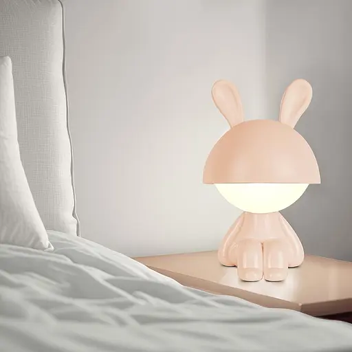 Світильник-нічник Kite LED з акумулятором Cute Bunny персиковий (K25-316-1-4) - фото 4