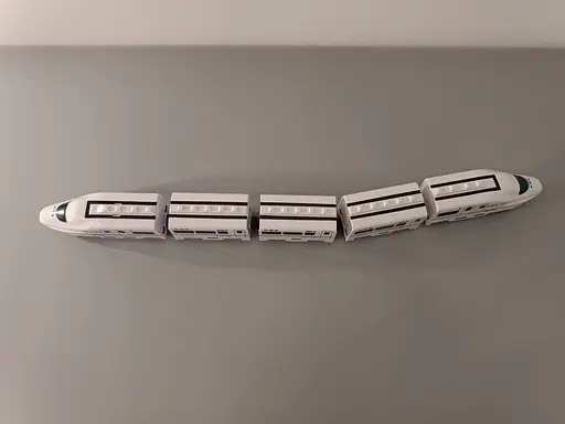 Іграшковий поїзд. Довжина 62 см. З фарою та реалістичним звуком. На батарейках. Для дітей від 3 років - фото 14