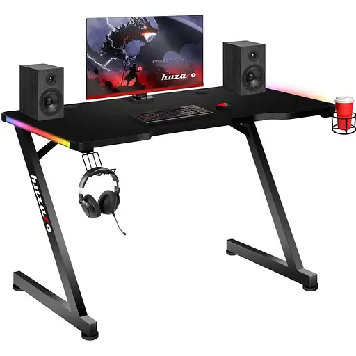 Компьютерный стол Huzaro Hero 2.5 RGB black - фото 10