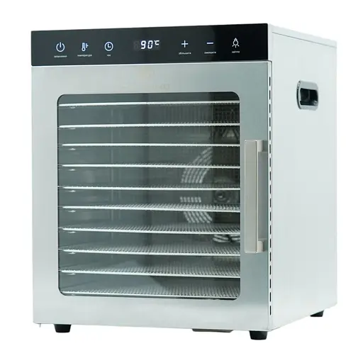 Дегідратор побутовий Tekhniko DH-10H-SS нержавіюча сталь (10 лотків 30*28 см) - фото 4