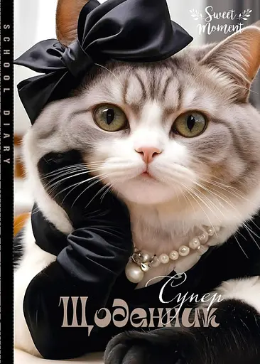 Щоденник, 55 г, 7БЦ, 143x197 мм, 40 аркушів, матова ламінація, 25091