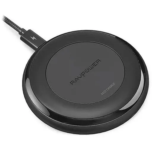 Швидкий бездротовий зарядний пристрій RAVPower 10W Fast Wireless Charger RP-PC070