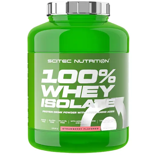 Протеин Scitec Nutrition Whey Isolate strawberry 1.816 кг