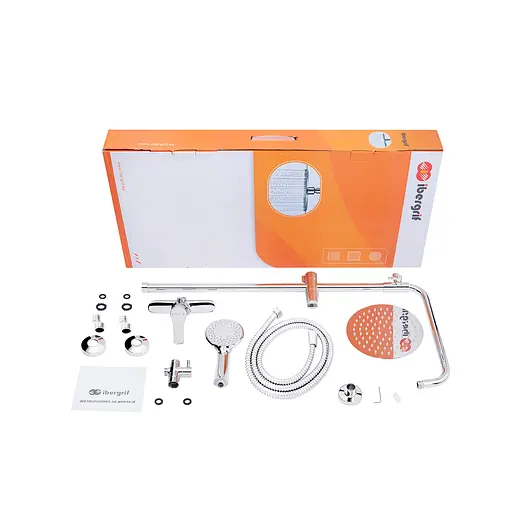 Душова система Ibergrif Star M17057 CV028534, Хром - фото 12