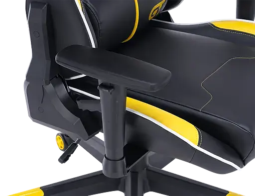 Геймерское кресло GT Racer черное с желтым (X-2528 Black/Yellow) - фото 11