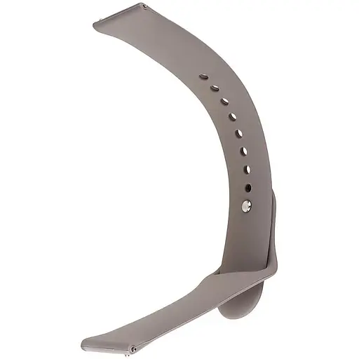 Ремінець Xiaomi Watch Active/Galaxy S4 42 мм/Gear S2/Xiaomi Taupe Silicone 20 мм - фото 1