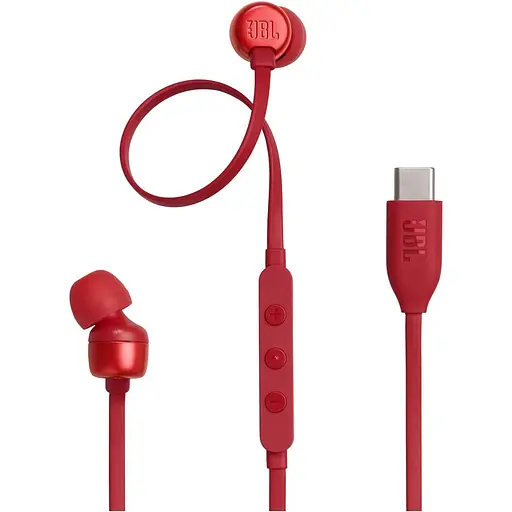 Навушники JBL Tune 310C USB-C Red (JBLT310CBLK) - фото 1