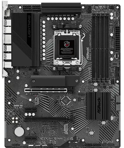 Материнская плата AsRock B650 PG LIGHTNING (B650 PG LIGHTNING) (Socket AM5, AMD B650, ATX) - фото 1