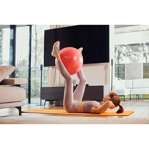 М'яч для фітнесу (фітбол) 4FIZJO 55 см Anti-Burst Red 4FJ0031 (P-5907222931509) - фото 5