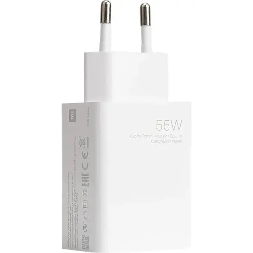 Зарядное устройство для Xiaomi Mi 55W GaN (MDY-12-EQ) белое - фото 1