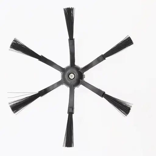 Бічні щітки для пилососа Xiaomi Mi Robot Vacuum Cleaner Mi RoboRock Xiaowa 2 шт, 6 лопатей, Black - фото 2
