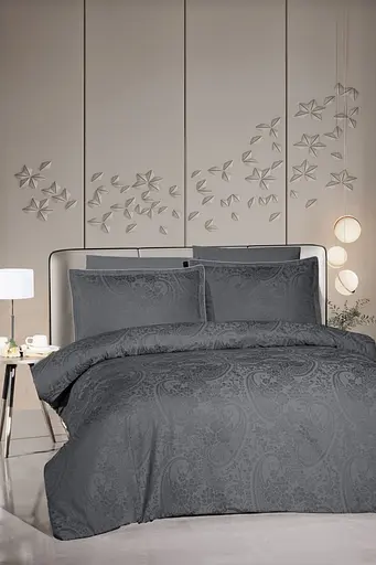 Постельное белье Tracy Steel Grey Сатин Делюкс La Romano pbe0051009 - фото 1