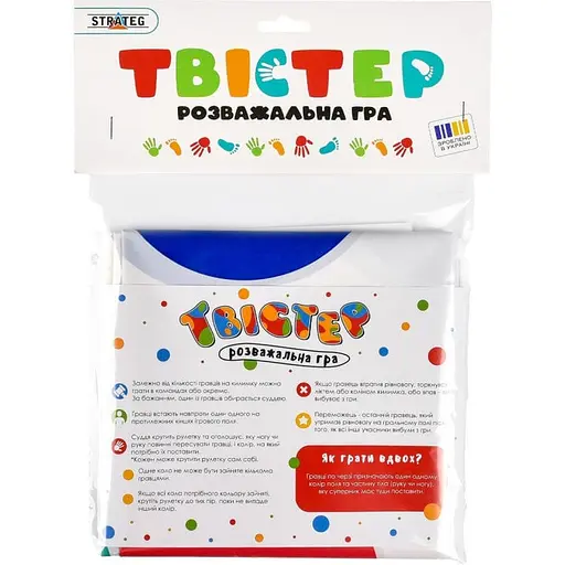 Розважальна гра Strateg Твістер 30801ST ігрове поле рулетка правила - фото 1