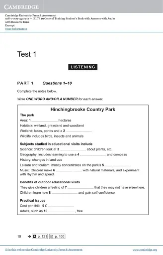 Cambridge Practice Tests IELTS 19 General with Answers, withAudio and Resource Bank - фото 2