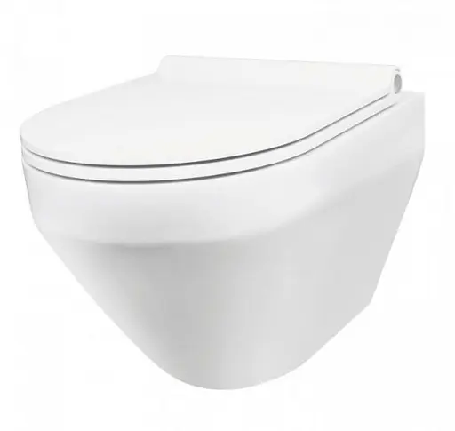 Унитаз подвесной AM.PM Spirit FlashClean C701700WH, Белый - фото 3