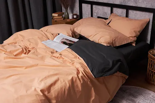 Комплект постільної білизни Moon&Star Бязь Gold Люкс Gray Cream Дитячий 110x140 см наволочки 2x40x40 см - фото 5