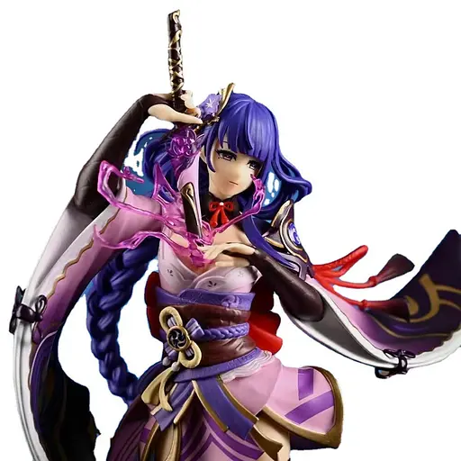 Коллекционная фигурка Геншин Импакт Райден Genshin Impact Raiden 28 см Китай FC GI R 28 - фото 2