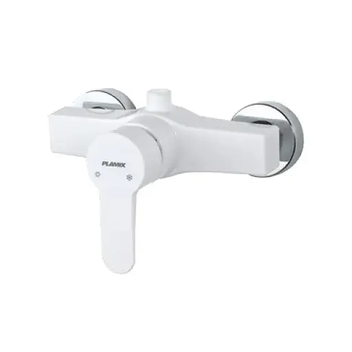 Смеситель для душа с лейкой Plamix Mario-003 SET white MX1894 Белый - фото 1