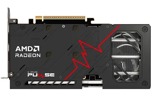 Видеокарта Sapphire AMD Radeon RX 9060 XT 16GB PULSE (11350-03-20G) (GDDR6, 128 bit, PCI-E v5.0 x16) - фото 4