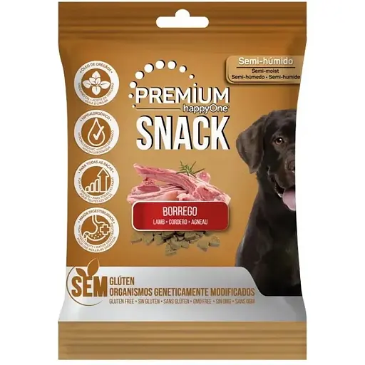 Лакомство для собак happyOne Premium Dog Snack Lamb с ягненком 100 г - фото 1