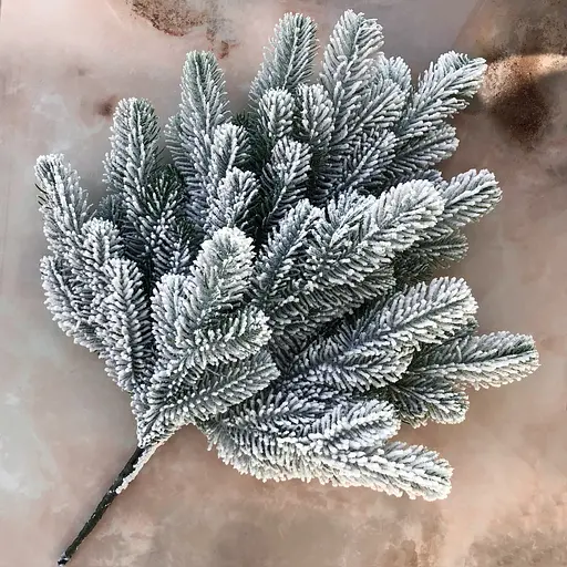 Гілка ялинки штучна Hvoya Lux засніжена 60 см 10 шт. - фото 5